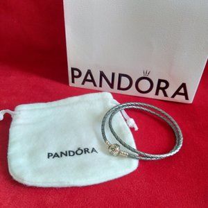 Pandora Braided Leather Bracelet